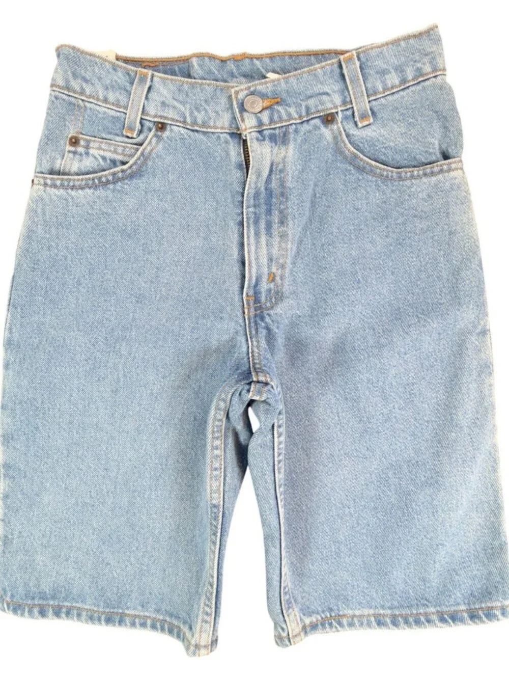 Levi's 550 Vintage 90s Light Blue Cotton Relaxed Shorts W27